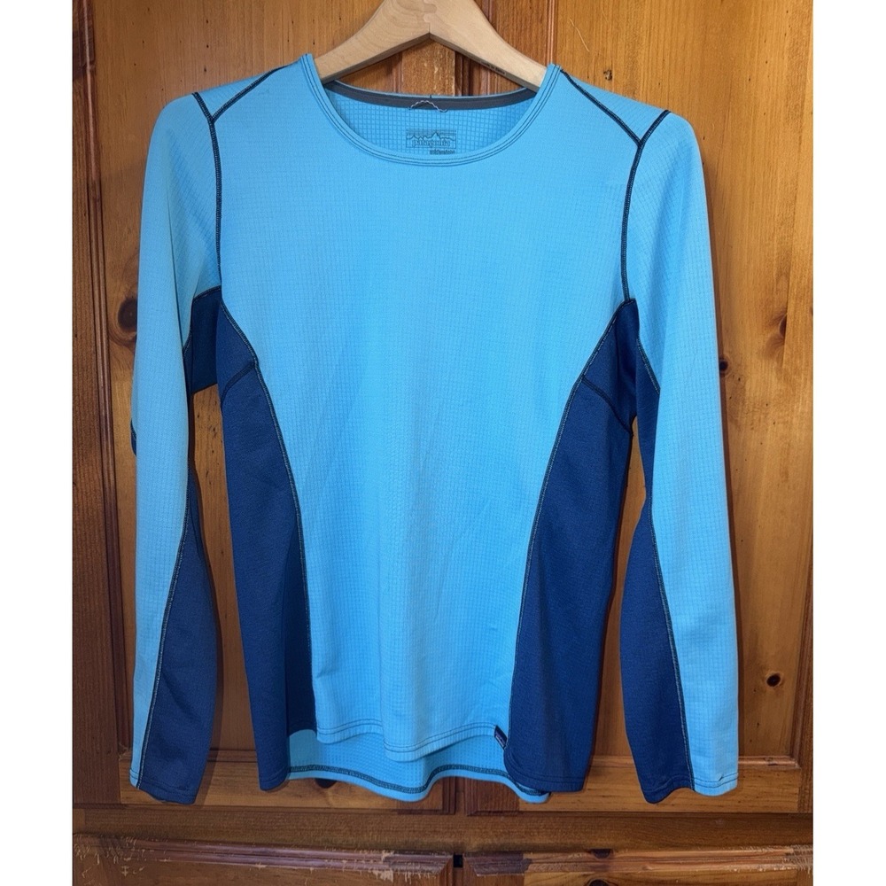 Patagonia Shirt Capilene Midweight Baselayer Long Sleeve Top 44435 Women's M